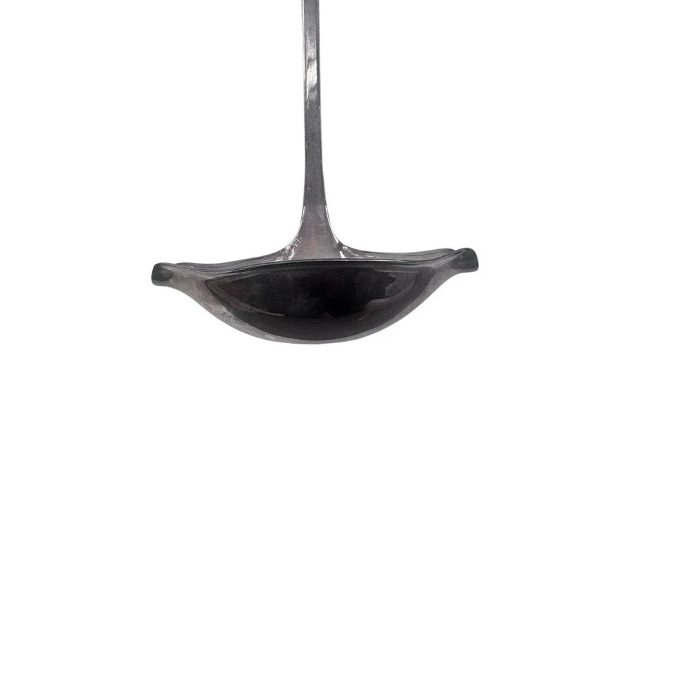 Gorham Silverplate 12.5 Inch Punch Ladle YH274 Heritage Plain Handle 2 Spout